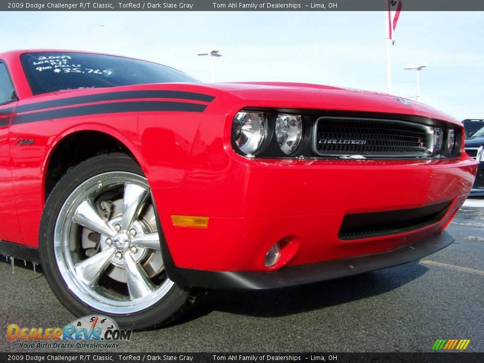 2009 Dodge Challenger R/T Classic TorRed / Dark Slate Gray Photo #2