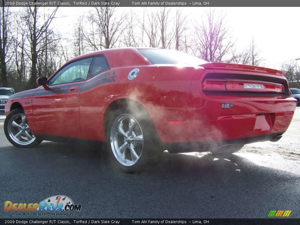 2009 Dodge Challenger R/T Classic TorRed / Dark Slate Gray Photo #4