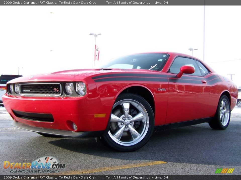 2009 Dodge Challenger R/T Classic TorRed / Dark Slate Gray Photo #5