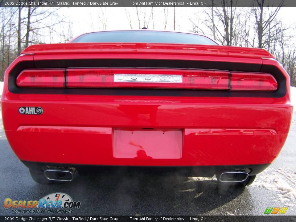 2009 Dodge Challenger R/T Classic TorRed / Dark Slate Gray Photo #6