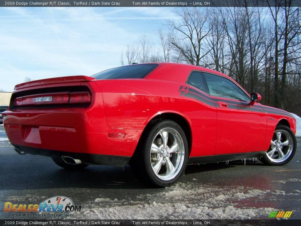 2009 Dodge Challenger R/T Classic TorRed / Dark Slate Gray Photo #7