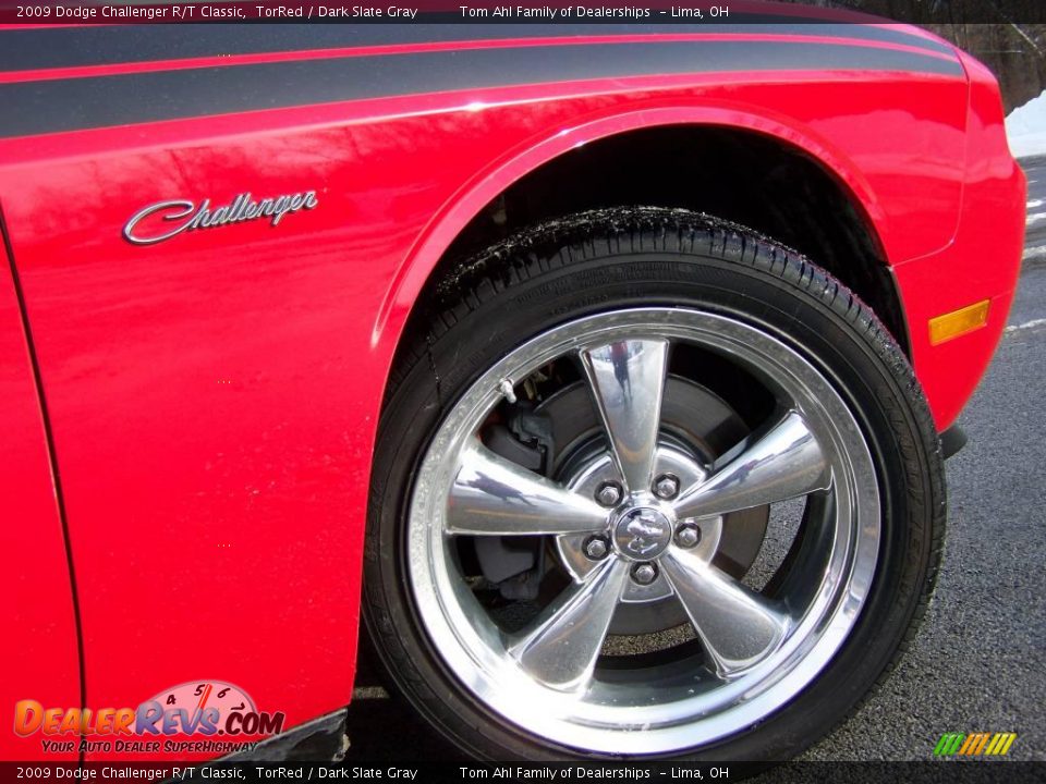 2009 Dodge Challenger R/T Classic TorRed / Dark Slate Gray Photo #10