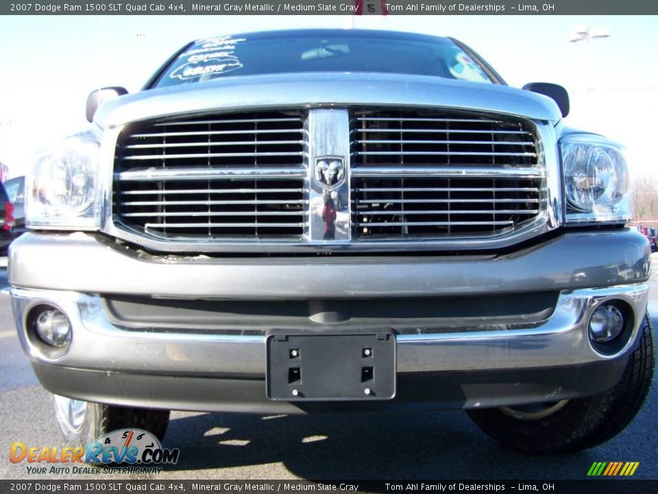 2007 Dodge Ram 1500 SLT Quad Cab 4x4 Mineral Gray Metallic / Medium Slate Gray Photo #3