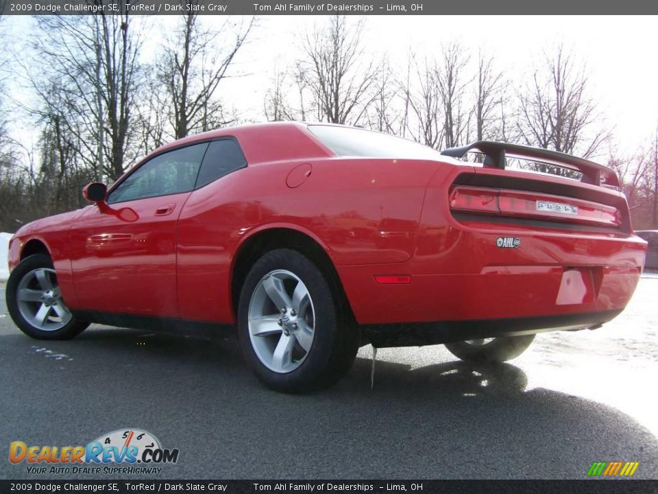 2009 Dodge Challenger SE TorRed / Dark Slate Gray Photo #4