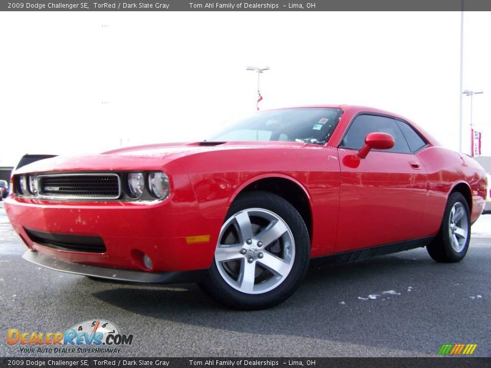 2009 Dodge Challenger SE TorRed / Dark Slate Gray Photo #5