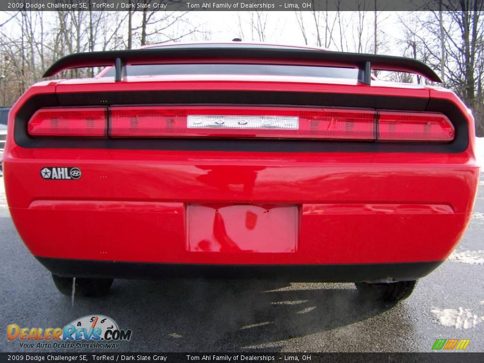 2009 Dodge Challenger SE TorRed / Dark Slate Gray Photo #6