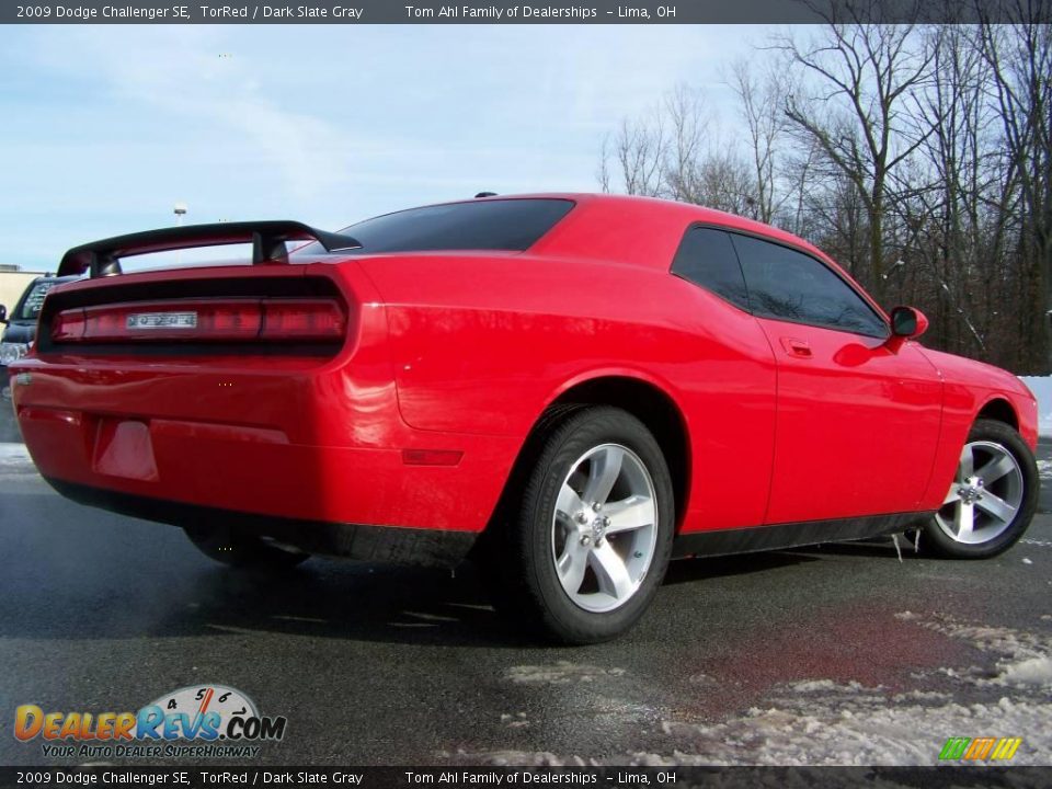 2009 Dodge Challenger SE TorRed / Dark Slate Gray Photo #7