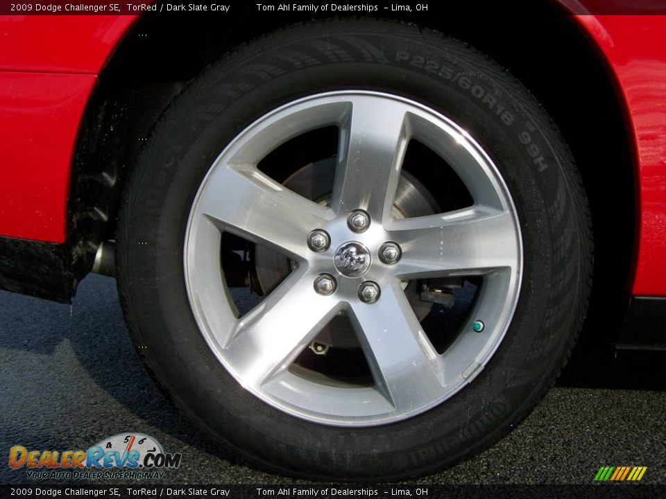 2009 Dodge Challenger SE TorRed / Dark Slate Gray Photo #8