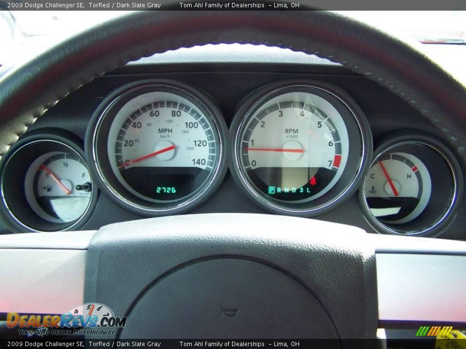 2009 Dodge Challenger SE TorRed / Dark Slate Gray Photo #18