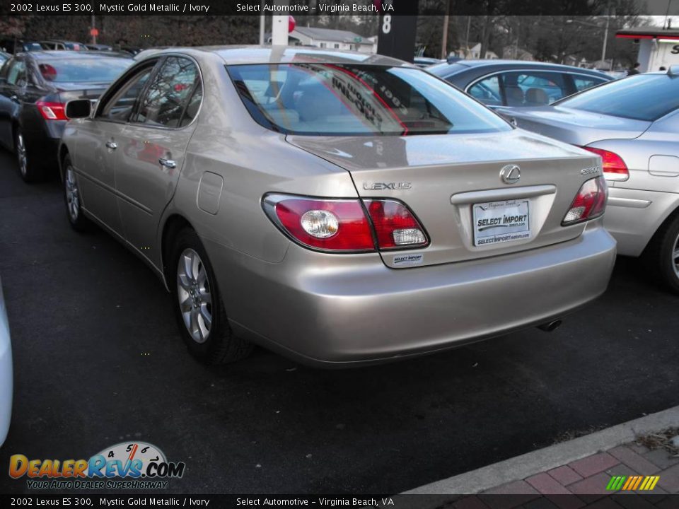 2002 Lexus ES 300 Mystic Gold Metallic / Ivory Photo #4