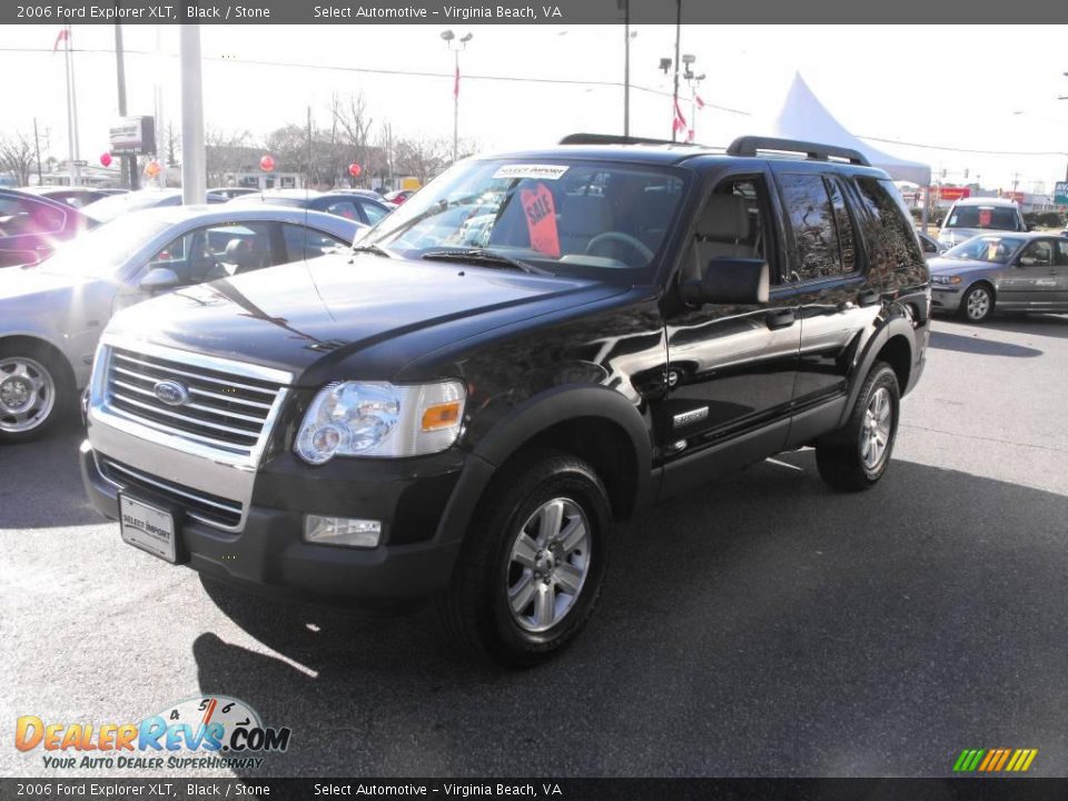 2006 Ford Explorer XLT Black / Stone Photo #1