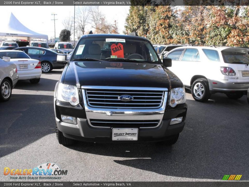 2006 Ford Explorer XLT Black / Stone Photo #3