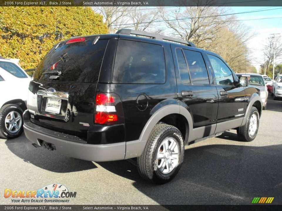 2006 Ford Explorer XLT Black / Stone Photo #5