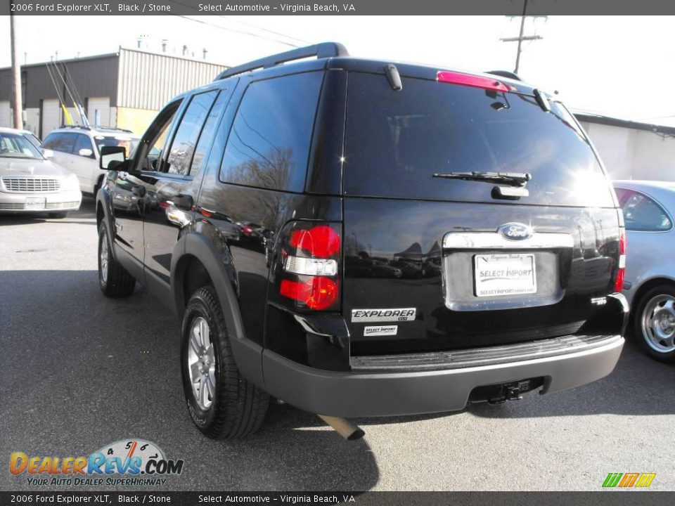 2006 Ford Explorer XLT Black / Stone Photo #7