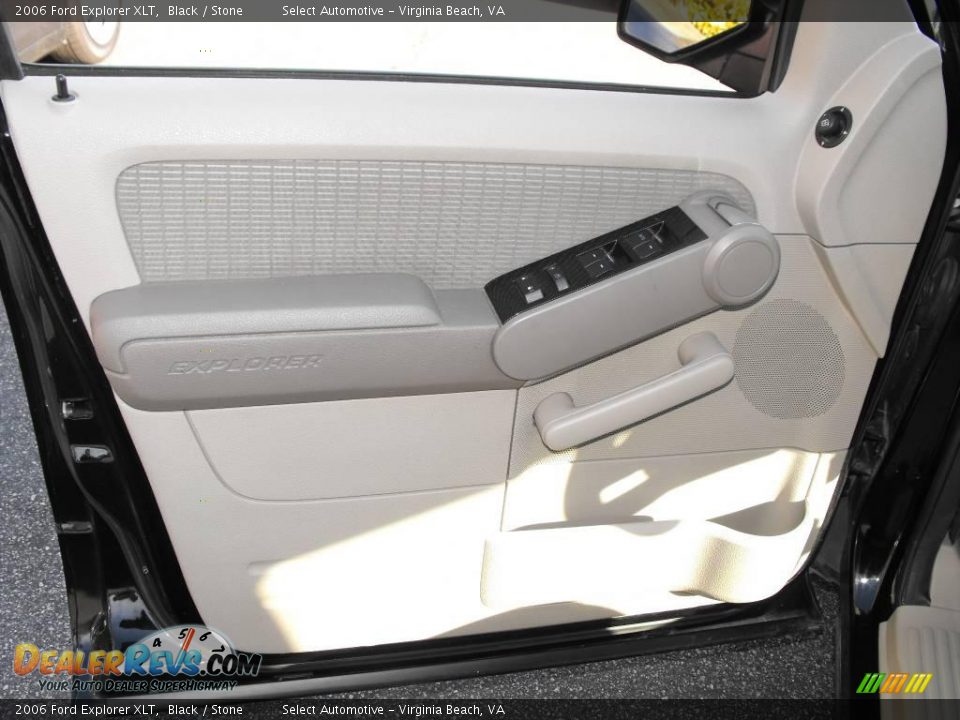 2006 Ford Explorer XLT Black / Stone Photo #9