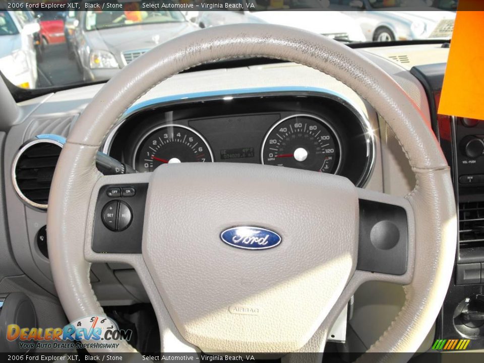 2006 Ford Explorer XLT Black / Stone Photo #12