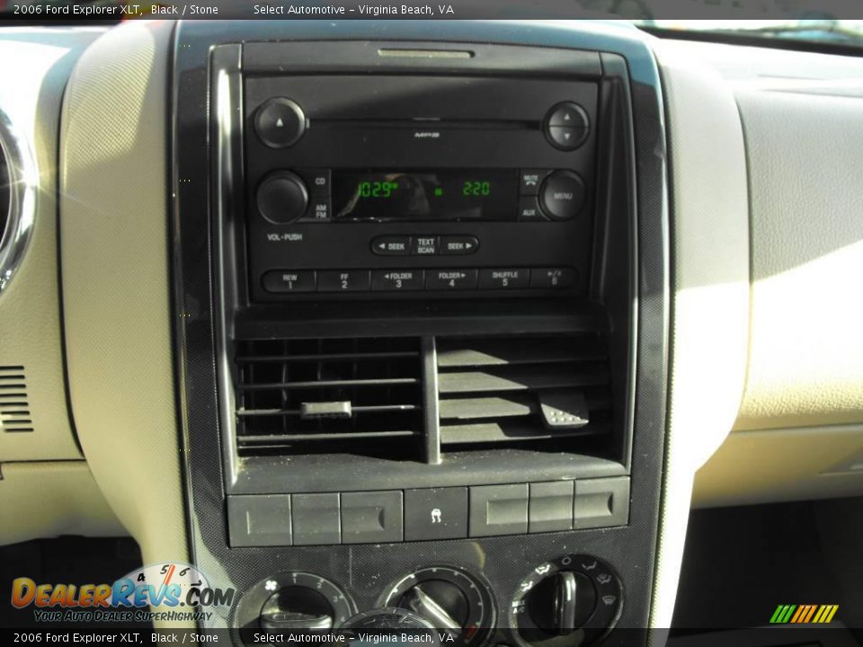 2006 Ford Explorer XLT Black / Stone Photo #13