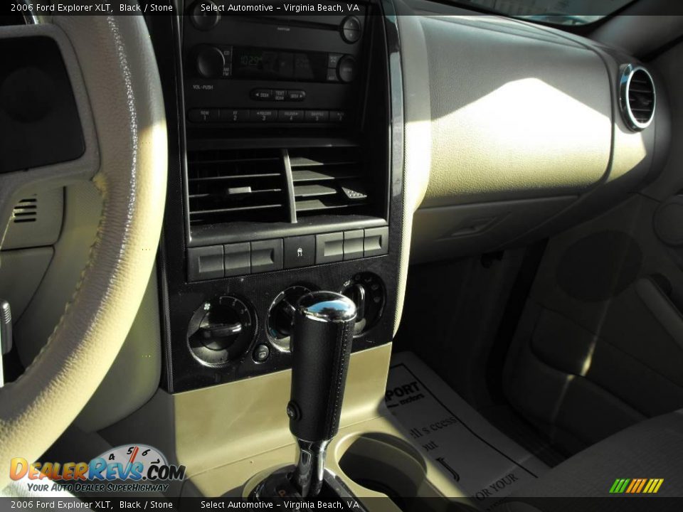 2006 Ford Explorer XLT Black / Stone Photo #15