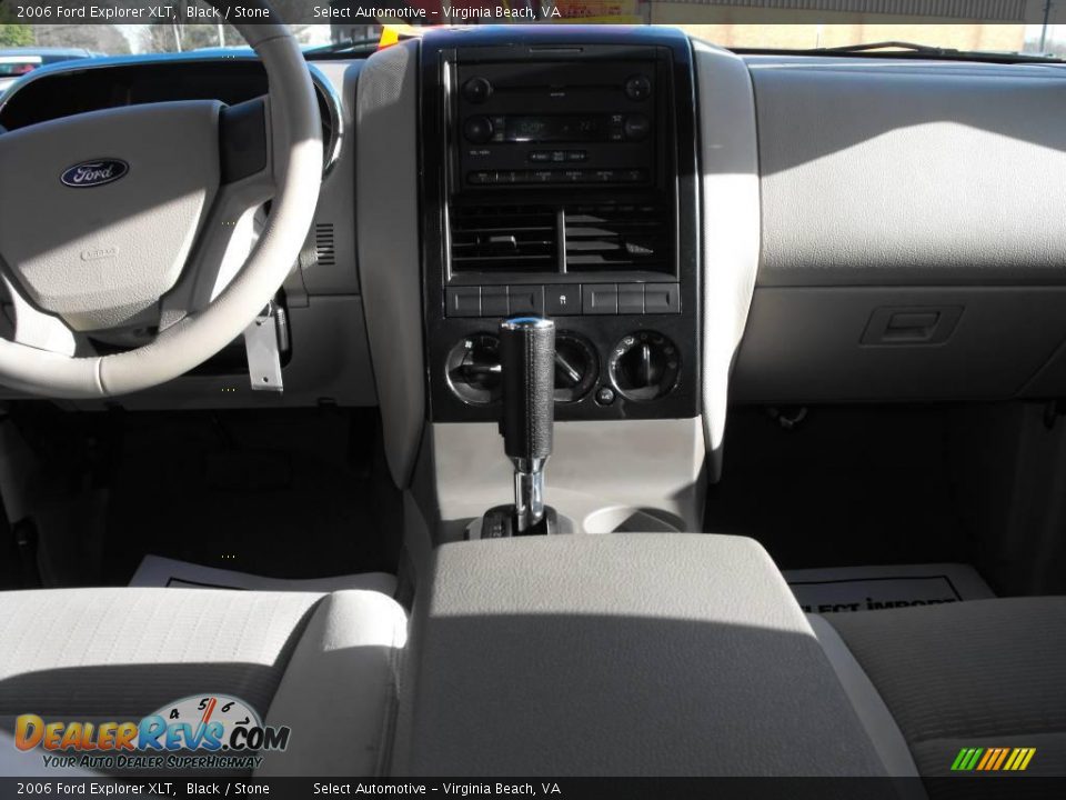 2006 Ford Explorer XLT Black / Stone Photo #17