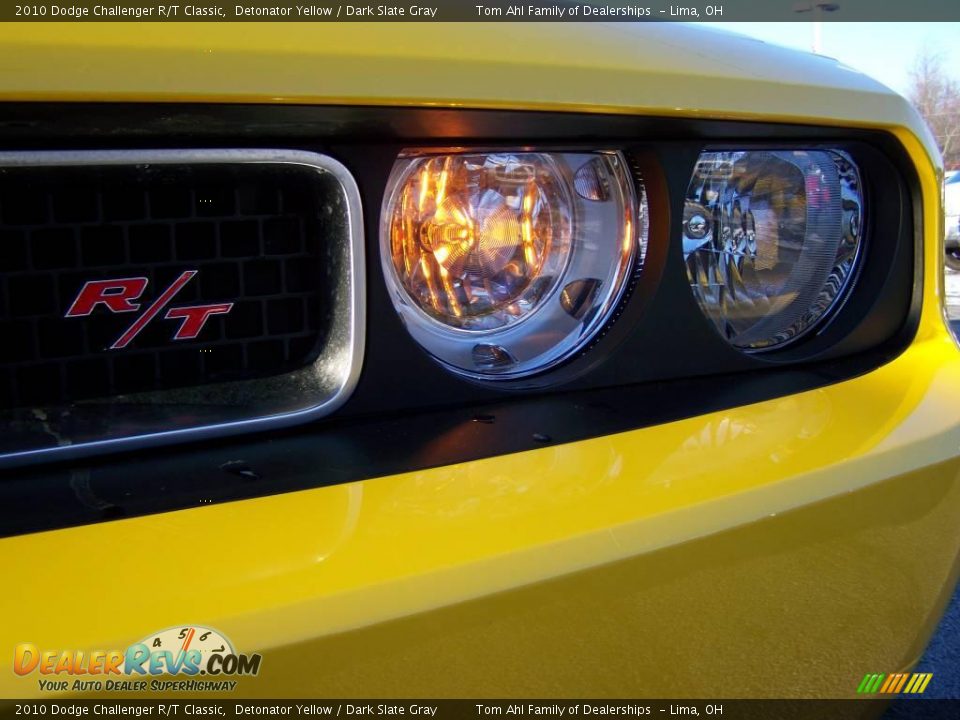 2010 Dodge Challenger R/T Classic Detonator Yellow / Dark Slate Gray Photo #5