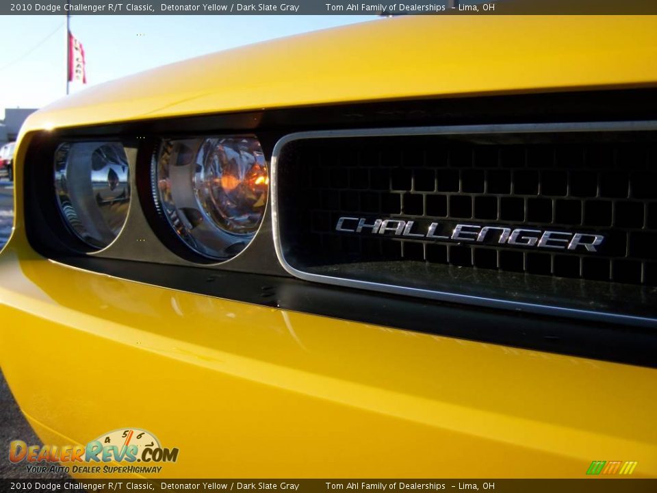 2010 Dodge Challenger R/T Classic Detonator Yellow / Dark Slate Gray Photo #6