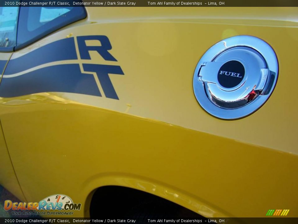 2010 Dodge Challenger R/T Classic Detonator Yellow / Dark Slate Gray Photo #9
