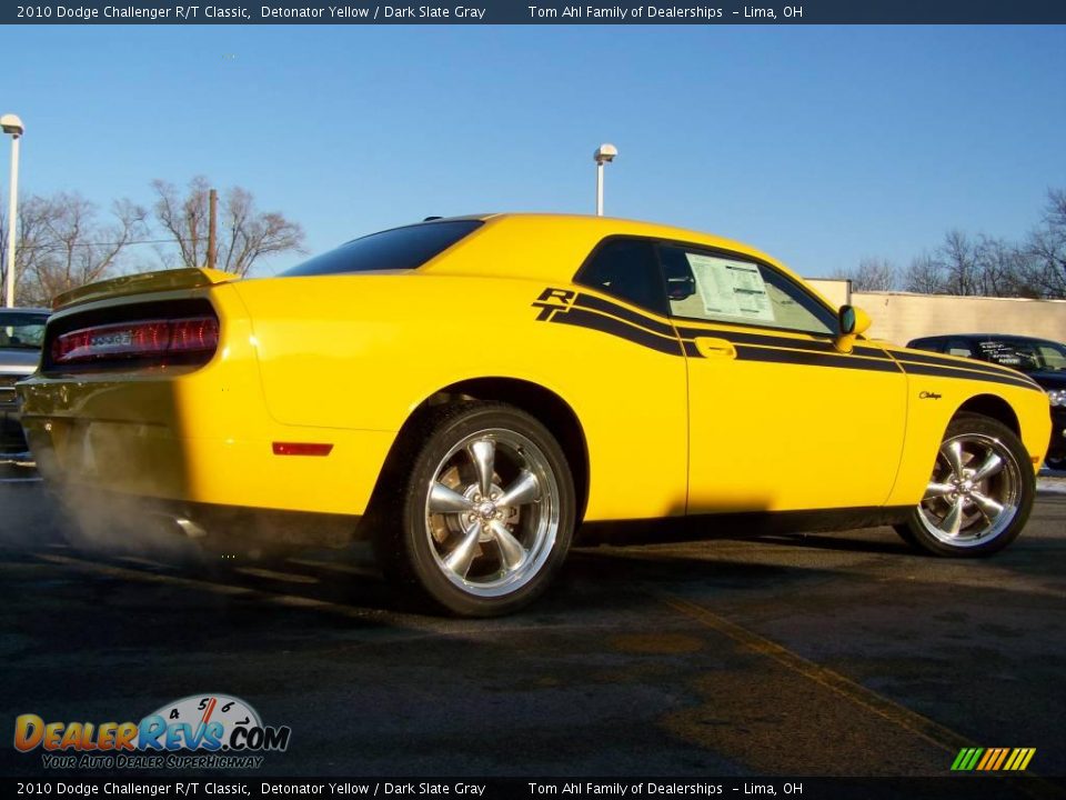 2010 Dodge Challenger R/T Classic Detonator Yellow / Dark Slate Gray Photo #14