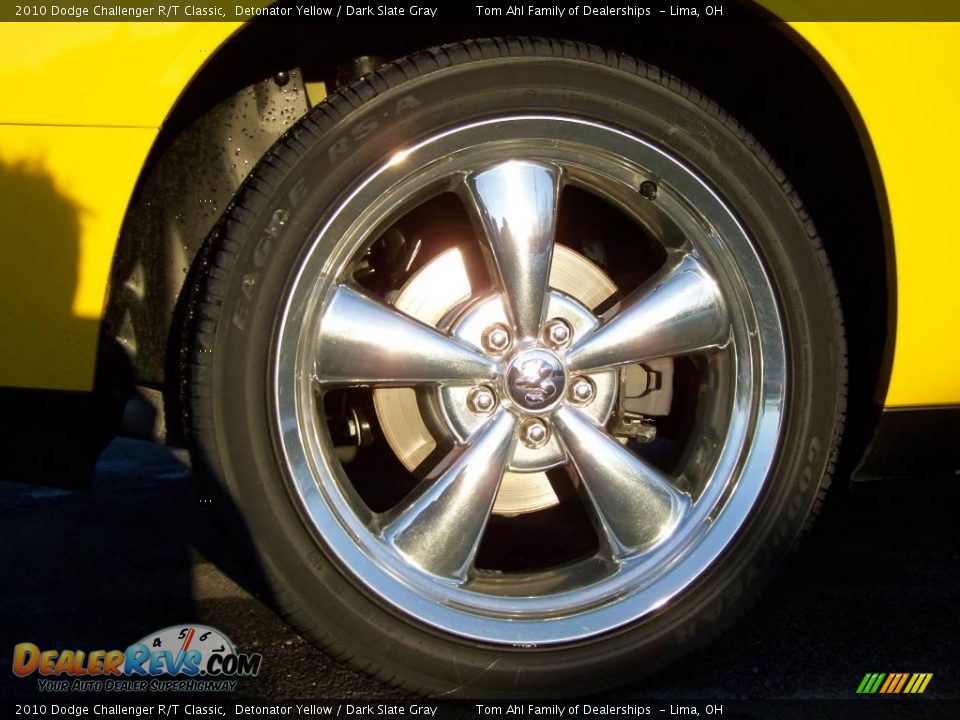 2010 Dodge Challenger R/T Classic Detonator Yellow / Dark Slate Gray Photo #15