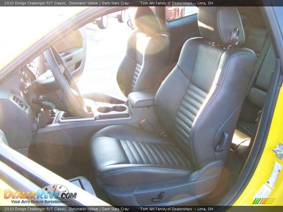 2010 Dodge Challenger R/T Classic Detonator Yellow / Dark Slate Gray Photo #19