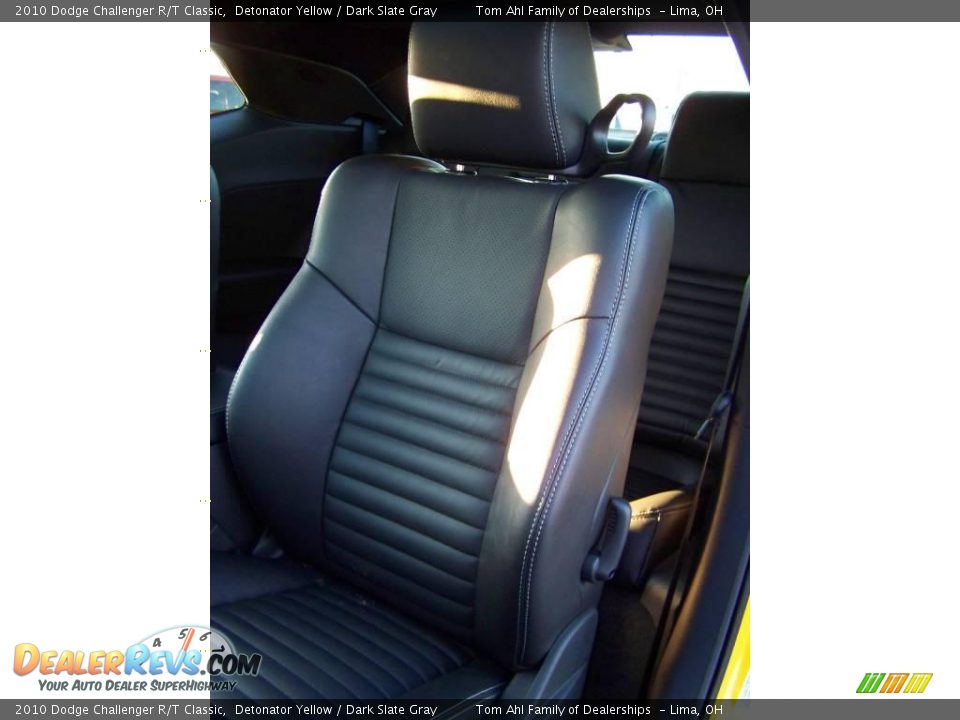 2010 Dodge Challenger R/T Classic Detonator Yellow / Dark Slate Gray Photo #20