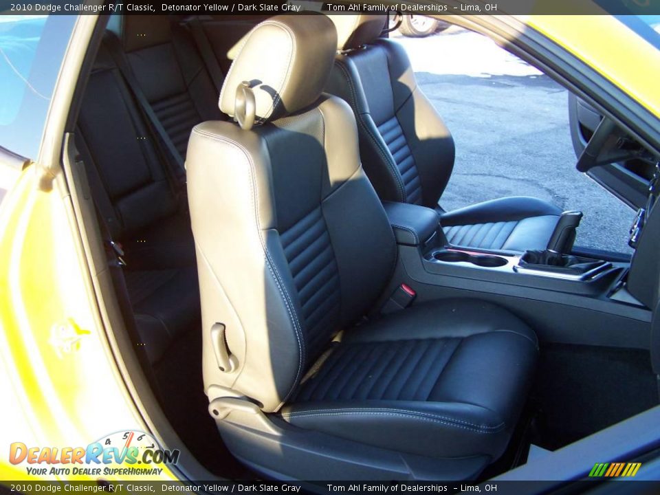 2010 Dodge Challenger R/T Classic Detonator Yellow / Dark Slate Gray Photo #23
