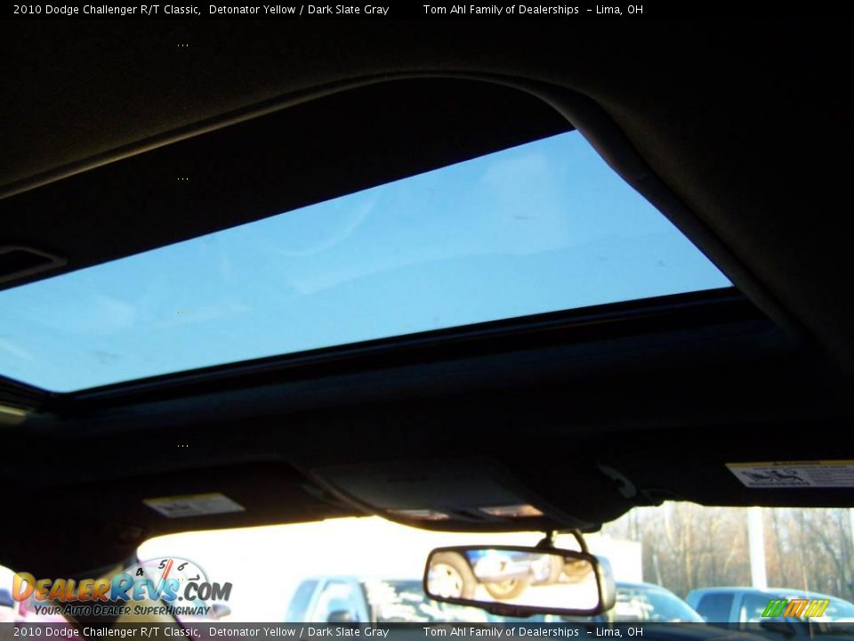 2010 Dodge Challenger R/T Classic Detonator Yellow / Dark Slate Gray Photo #26