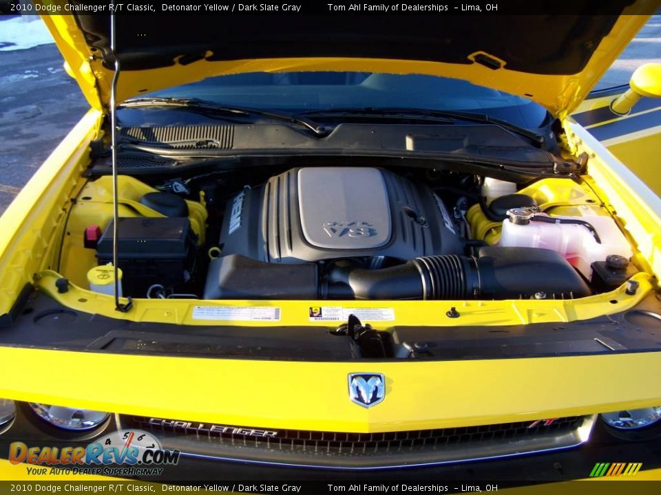 2010 Dodge Challenger R/T Classic Detonator Yellow / Dark Slate Gray Photo #27