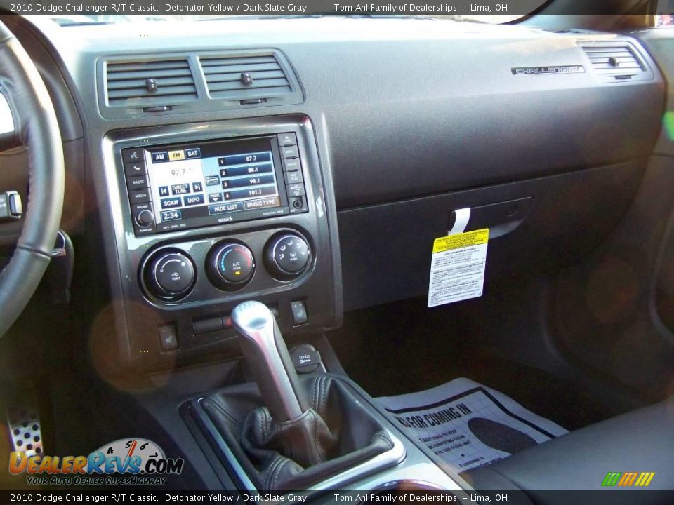 2010 Dodge Challenger R/T Classic Detonator Yellow / Dark Slate Gray Photo #31