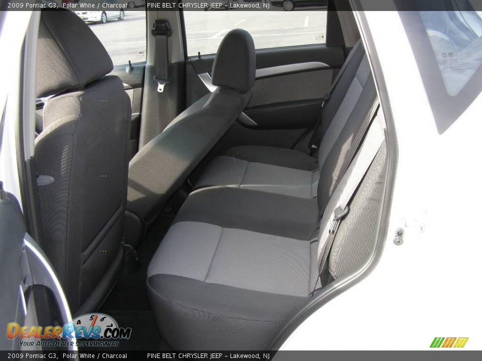 2009 Pontiac G3 Polar White / Charcoal Photo #6