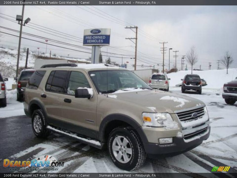 2006 Ford Explorer XLT 4x4 Pueblo Gold Metallic / Camel Photo #1