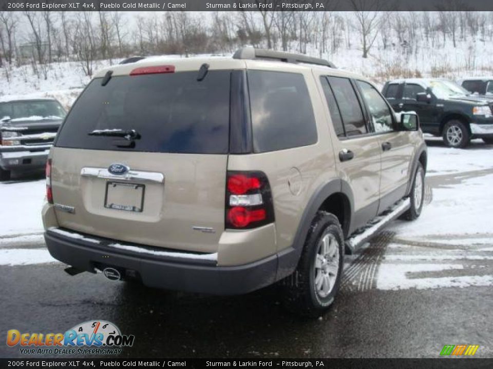 2006 Ford Explorer XLT 4x4 Pueblo Gold Metallic / Camel Photo #3