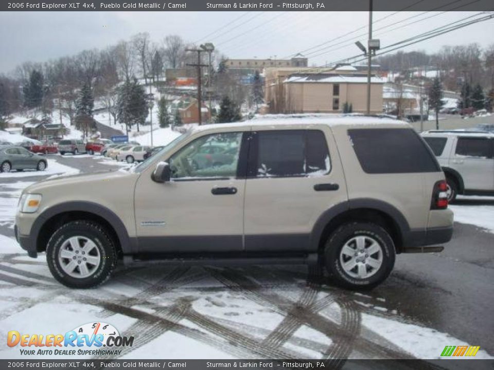 2006 Ford Explorer XLT 4x4 Pueblo Gold Metallic / Camel Photo #6