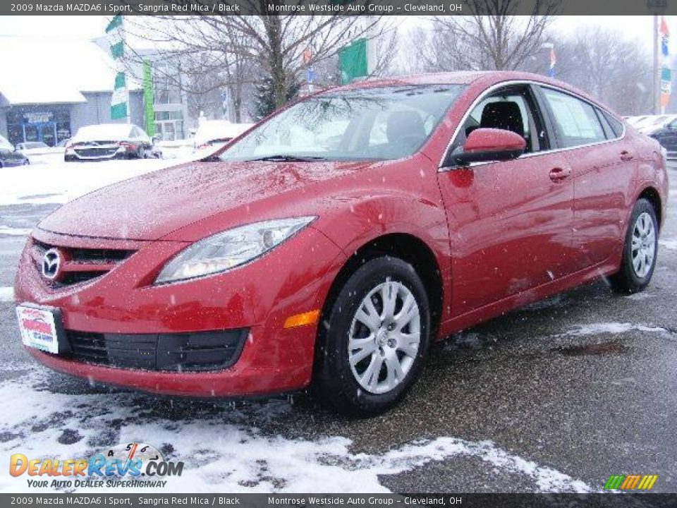 2009 Mazda MAZDA6 i Sport Sangria Red Mica / Black Photo #1