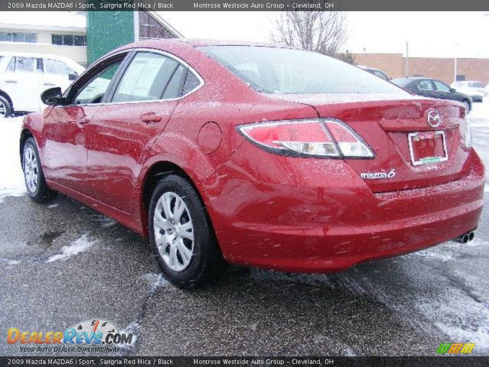 2009 Mazda MAZDA6 i Sport Sangria Red Mica / Black Photo #3