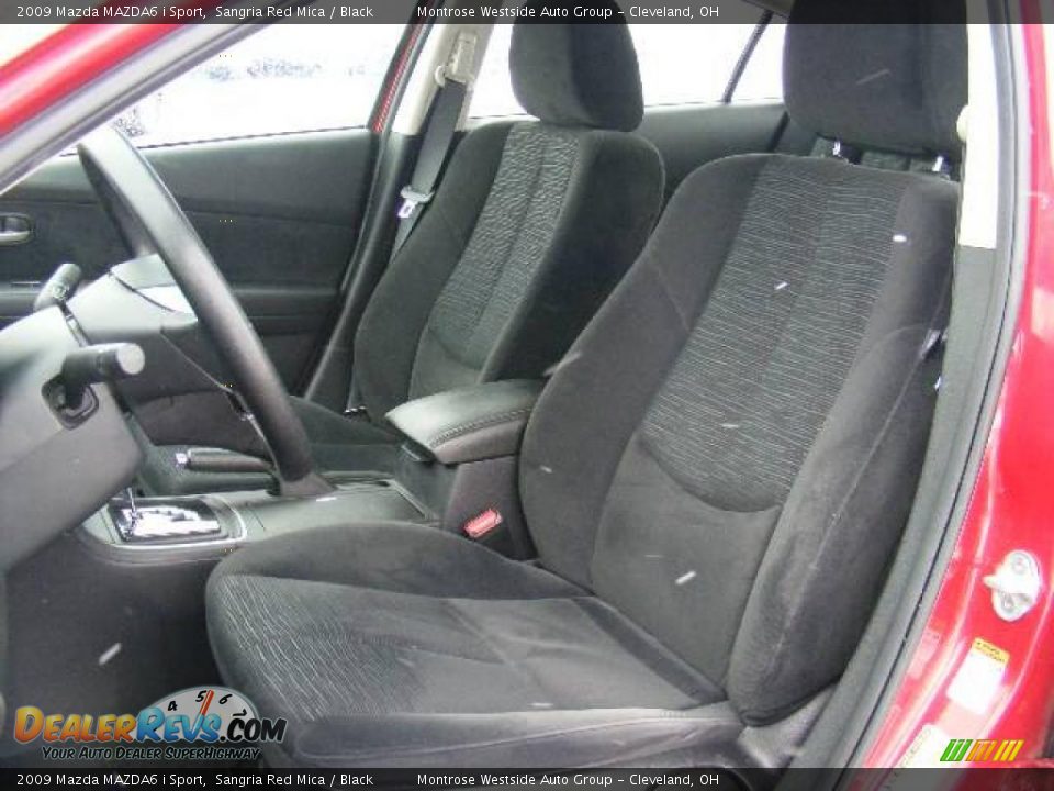 2009 Mazda MAZDA6 i Sport Sangria Red Mica / Black Photo #9