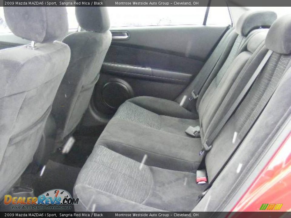 2009 Mazda MAZDA6 i Sport Sangria Red Mica / Black Photo #11