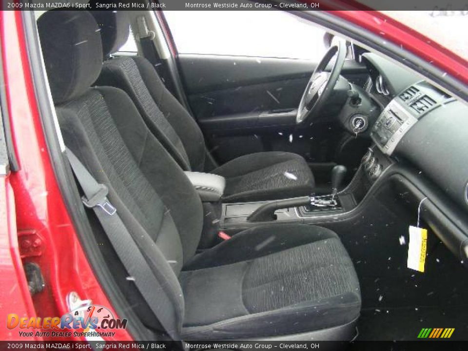 2009 Mazda MAZDA6 i Sport Sangria Red Mica / Black Photo #13
