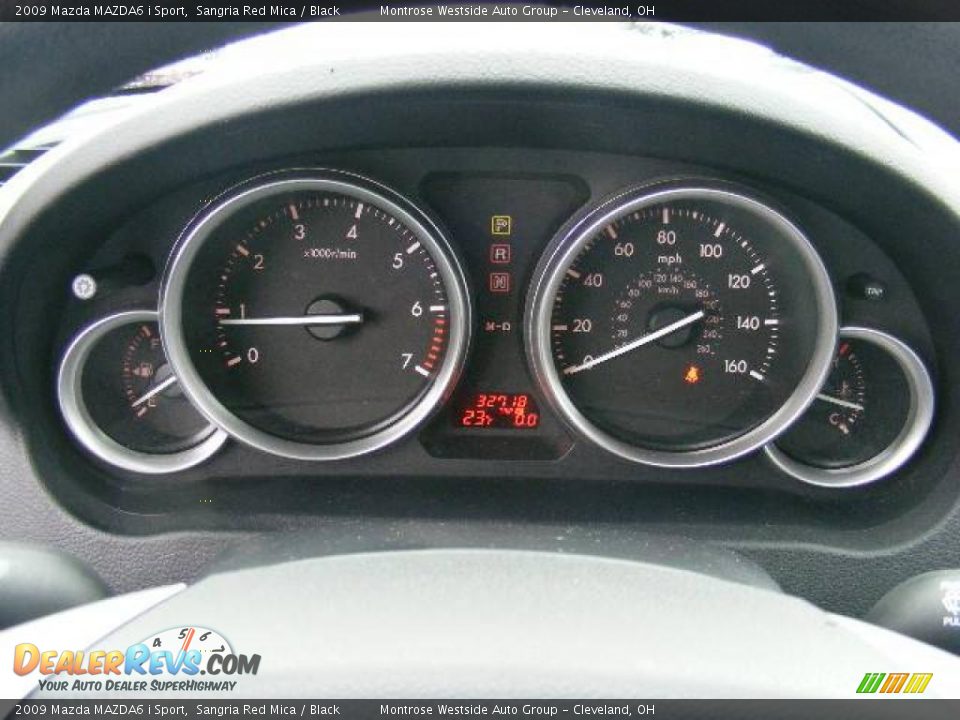 2009 Mazda MAZDA6 i Sport Sangria Red Mica / Black Photo #17