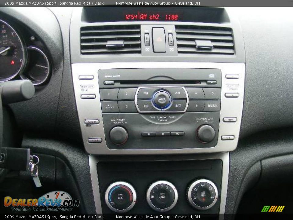 2009 Mazda MAZDA6 i Sport Sangria Red Mica / Black Photo #19