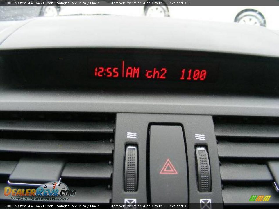 2009 Mazda MAZDA6 i Sport Sangria Red Mica / Black Photo #20
