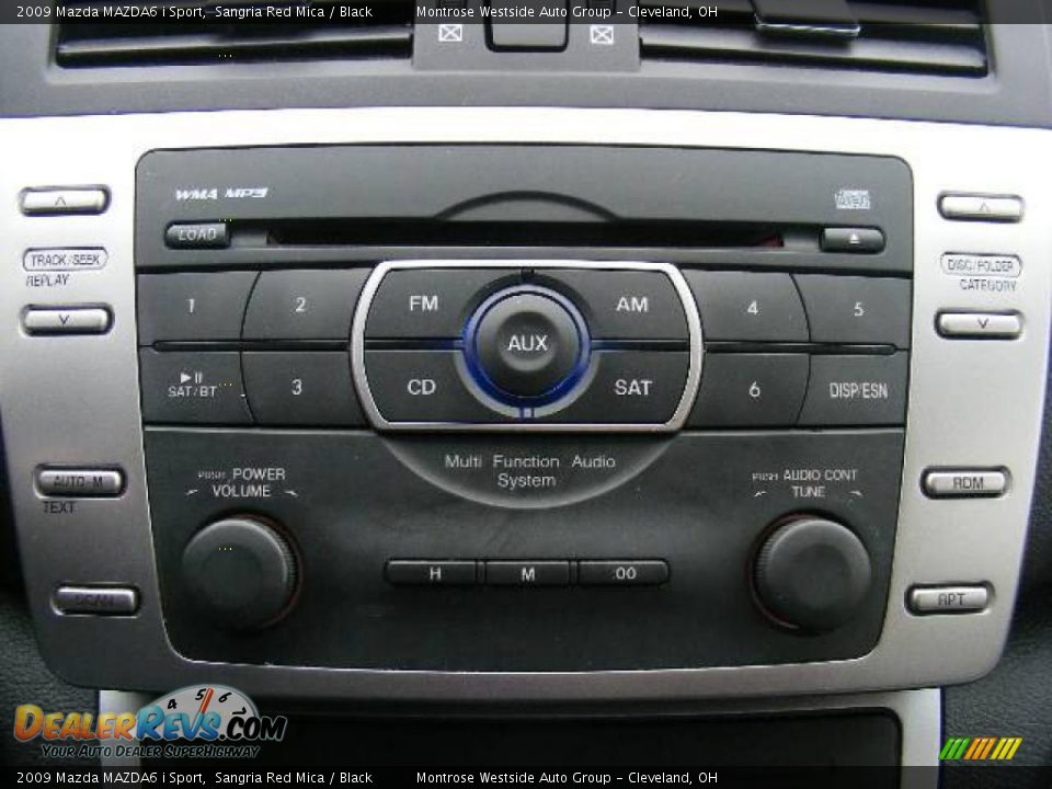 2009 Mazda MAZDA6 i Sport Sangria Red Mica / Black Photo #21