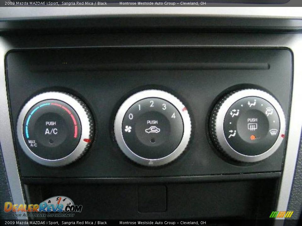 2009 Mazda MAZDA6 i Sport Sangria Red Mica / Black Photo #22