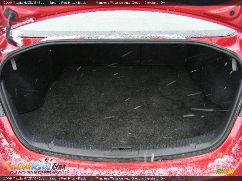 2009 Mazda MAZDA6 i Sport Sangria Red Mica / Black Photo #26