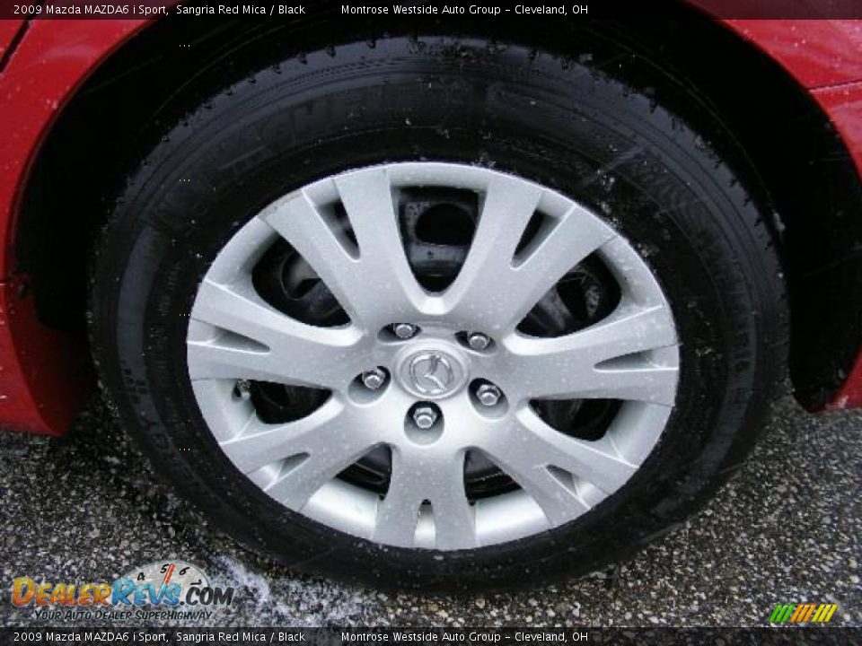 2009 Mazda MAZDA6 i Sport Sangria Red Mica / Black Photo #27